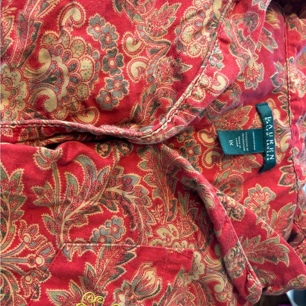 Ralph Lauren plus size 1x pjs